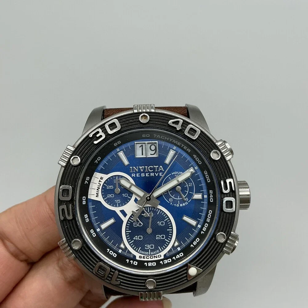 Invicta Reserve Ocean Speedway 13800 Mens Watch 45mm Chronograph New Battery
